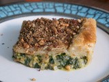 Egyptian Spinach Pie with Hazelnut Dukkah