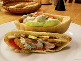 Falafel in warm pitta bread recipe