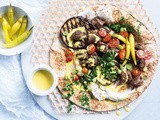 Falafel-spiced lamb wraps with turmeric tahini recipe