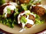 Falafel with Garlicky Tahini Sauce Recipe