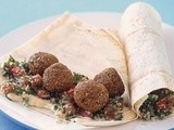 Felafel and tabouli wraps recipe