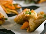 Filo vegetable turnovers recipe