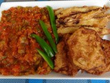 Fried Zucchini and Eggplant with Egg Free Shakshouka Recipe