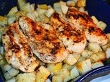 Garlic Chicken and Potatoes Recipe