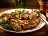 Garlic Grilled chicken, Greek Style