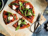 Gluten-free cauliflower pizza with tomato, ricotta and chilli recipe