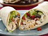 Grilled Eggplant Chickpea Wraps Recipe