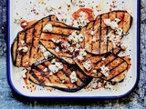 Grilled Eggplant With Feta And Pomegranate Molasses Recipe