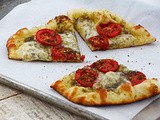 Grilled Pizza with Za’atar, Tomatoes & Fresh Mozzarella Recipe