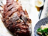 Grilled whole snapper with burghul salad (samak mechoui bi salatat burghul) recipe