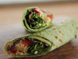 Heavenly Hummus Wrap with Homemade Hummus Recipe