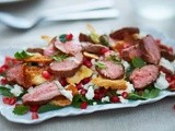 Herb and spiced lamb salad recipe