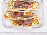 Hot cumin lamb wrap with crunchy slaw & spicy mayo recipe