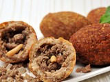 Kibbeh(Meat Cracked Wheat Fritters) Recipe