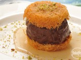 Knafeh with chocolate recipe