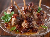Kofta Meatballs with Sweet and Sour Cherry Sauce Recipe