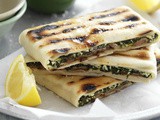 Lamb, cheese and spinach gözleme recipe