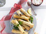 Lamb, mint and fetta filo cigars recipe