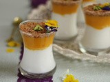 Layered Muhallabia with Coconut Milk and Mango Recipe