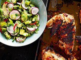 Lebanese chicken with radish salad recipe