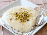 Lebanese Rice Pudding Dessert With Pistachio – Riz b Haleeb Recipe