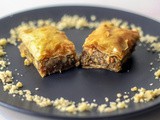 Lebanese Style Baklava with Walnuts and Pistachios Recipe