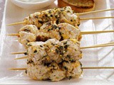 Lemon & garlic fish kebabs recipe