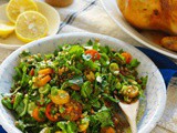 Lentil and mixed herb tabbouleh