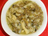 Lentil Soup With Pasta (Rachta bel Adas) Recipe