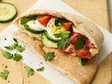 Mediterranean Breakfast Pitas Recipe