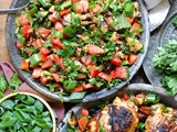 Mediterranean eggplant salad