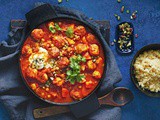 Moroccan chicken meatball tagine