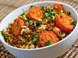 Moroccan Roasted Carrot and Chickpea Quinoa Salad Recipe