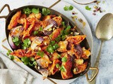 Moroccan-spiced roasted carrot and cauliflower