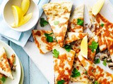 Mushroom, lamb and feta gozleme recipe