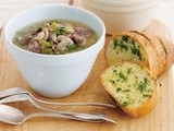 Mushroom, lentil and lamb soup recipe