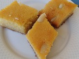 Namoura (Egg free Lebanese Cake) ٌRecipe