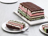 Neapolitan Ice Cream Sandwich Cake Recipe