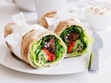 Paprika lamb kebab wraps recipe