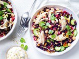 Persian-style chicken and rice salad recipe