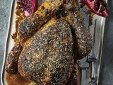 Pomegranate and za’atar roast chicken