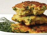 Potato and fennel fritters recipe