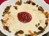Rice pudding with rhubarb recipe