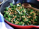 Sauteed Spinach with Toasted Pine Nuts Recipe