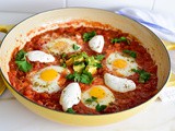 Shakshuka with Avocado, Labneh, and Za’atar Recipe