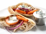 Slow Cooker Chicken Shawarma Pitas Recipe