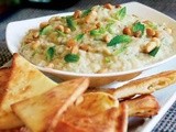 Smoky Eggplant & White Bean Dip with Pita Crisps Recipe