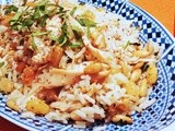 Spiced Lebanese Pine Nuts and Raisins Rice with Turkey Recipe