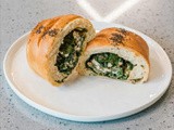 Spinach and Cheese Stuffed Bread