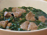 Spinach with Meat Stew Recipe
